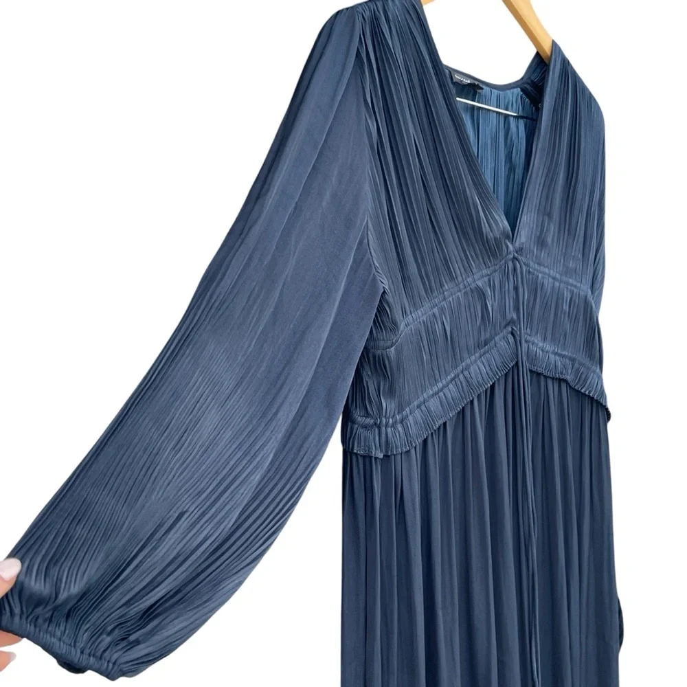 Current Air - Sidonie Pleated Maxi Dress - L - Picture 6 of 11